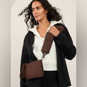 Athleta Revive Brown Crossbody Bag